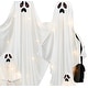 preview thumbnail 2 of 1, Lifesize Halloween Light Up Standing 4pc Ghost Family