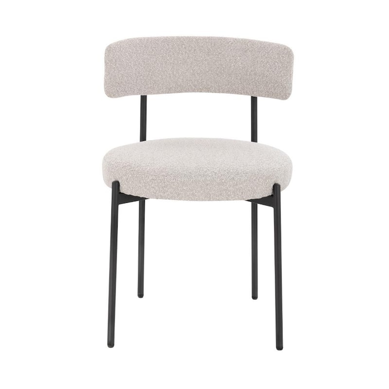 Federica Modern Boucle Dining Chair Beige (Set of 6)