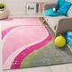 preview thumbnail 2 of 13, SAFAVIEH Handmade Kids Caong Wool Rug 3' x 5' - Green/Pink - Rectangle