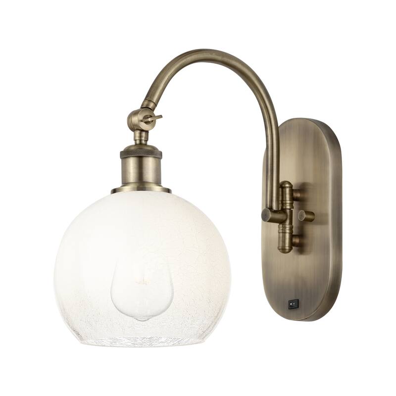 Innovations Lighting Endless Possibilities Ballston - Brookhaven Globe - 1 Light 8" Swiveling Sconce