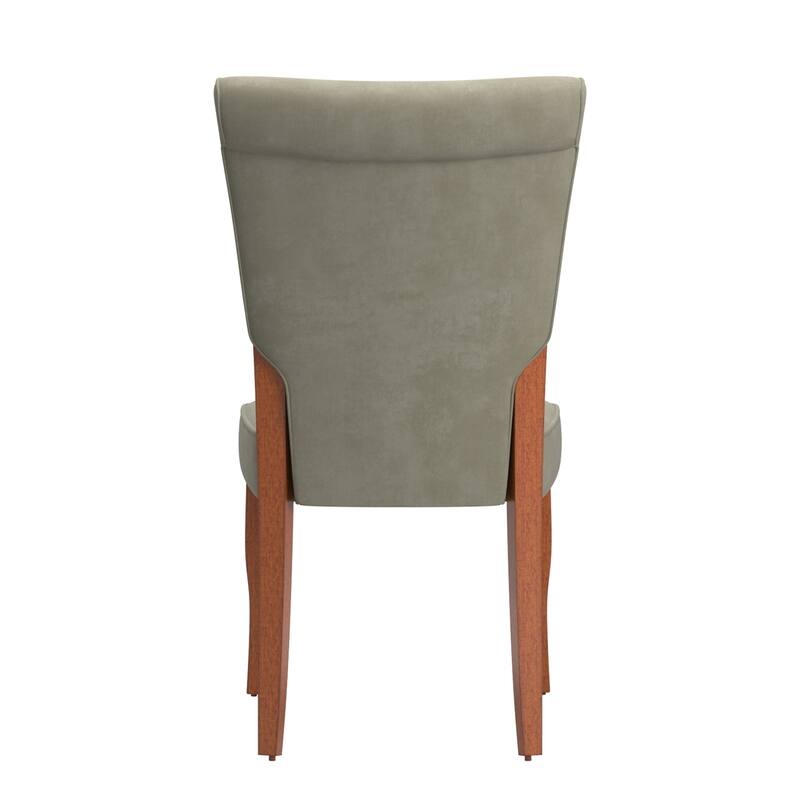 Andorra Sage Velvet Upholstered Dining Chair (Set of 2) by iNSPIRE Q Classic