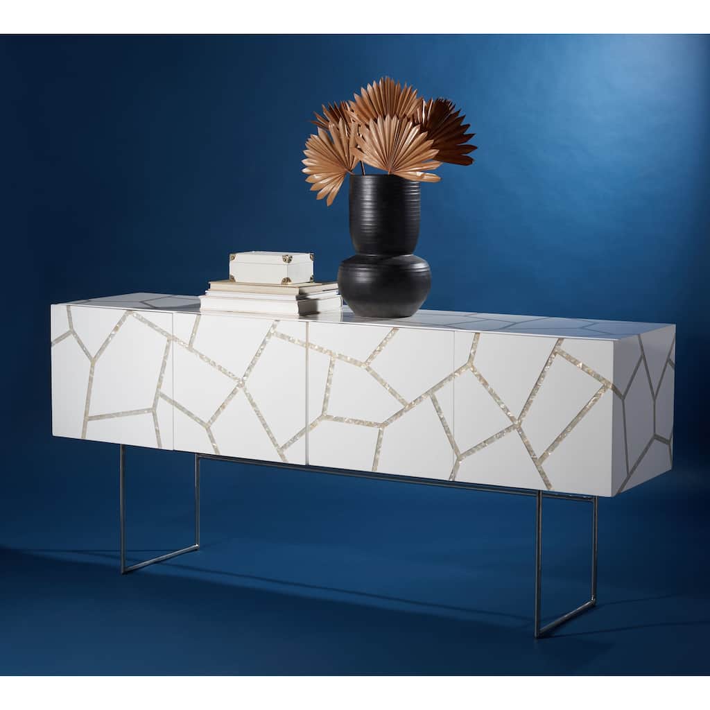 SAFAVIEH Home Ashley Buffet - 71"W x 18"D x 31"H