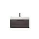 preview thumbnail 9 of 117, Vegadeo Bath Vanity with One-Piece Composite Stone Sink Top 36 in. - Suleiman Oak