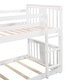 preview thumbnail 24 of 25, Built-in Design Twin Over Twin Bunk Bed with Slide and Ladder,House Shape Design