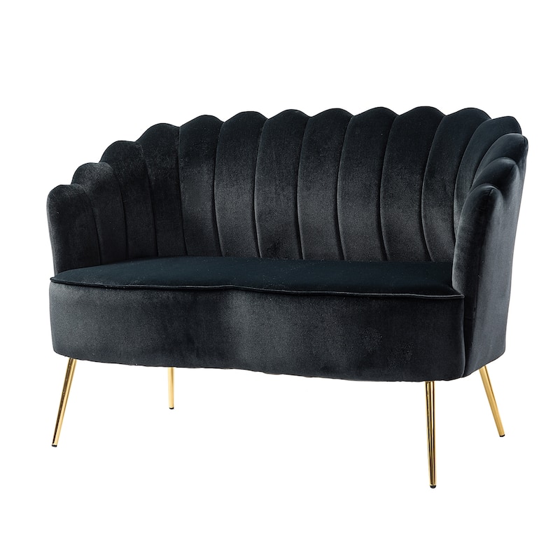 Xabier 52''Loveseat with Flower Shaped Back Design