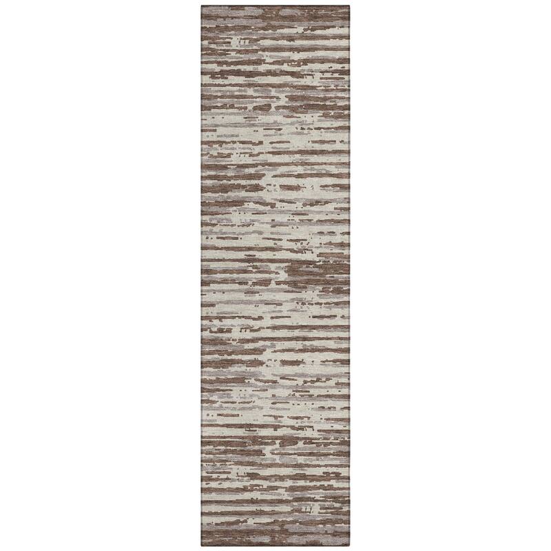 Machine Washable Indoor/ Outdoor Chantille Abstract Ombre Rug