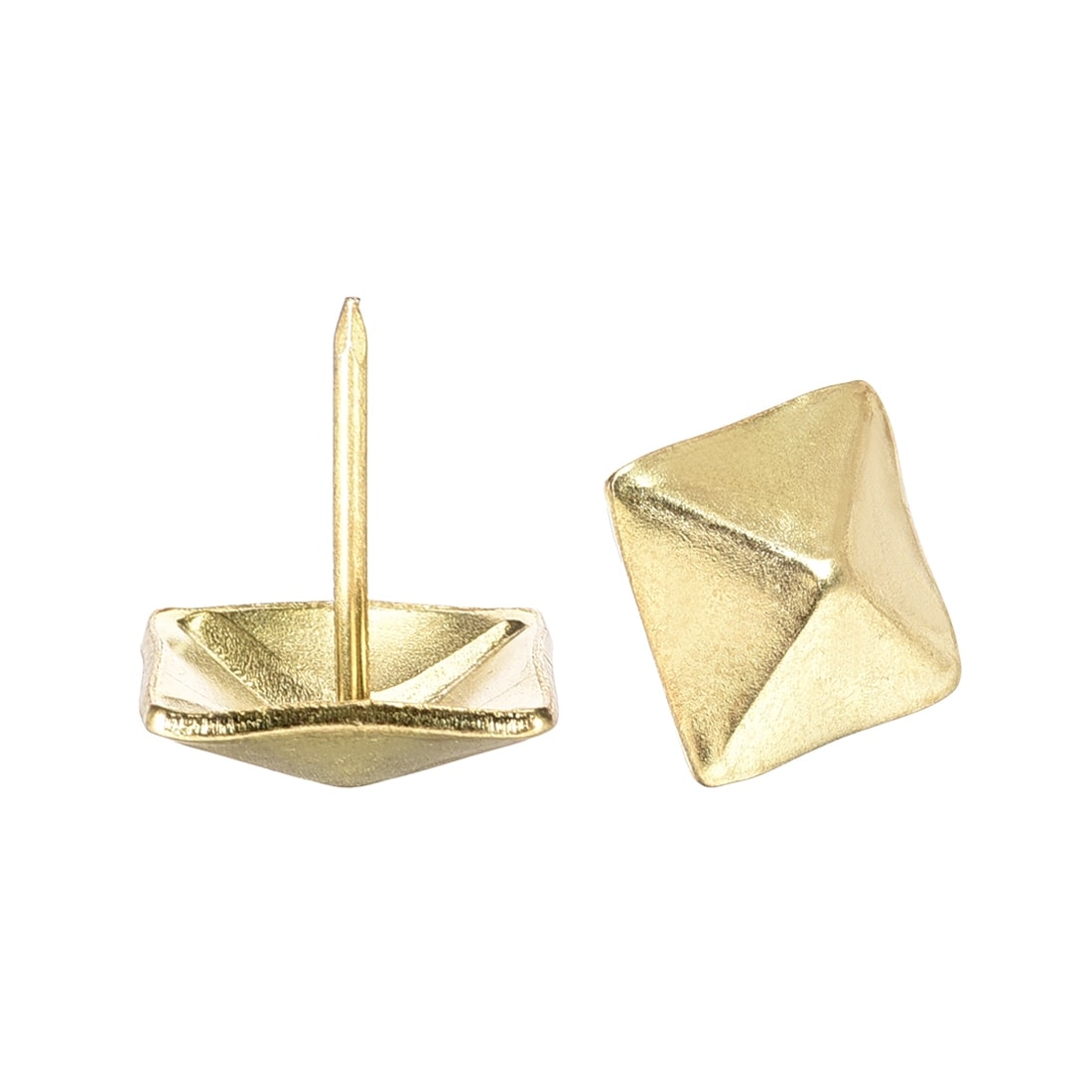 2 inch 2mm Dot Head Pins - Satin Gold (10 pieces)