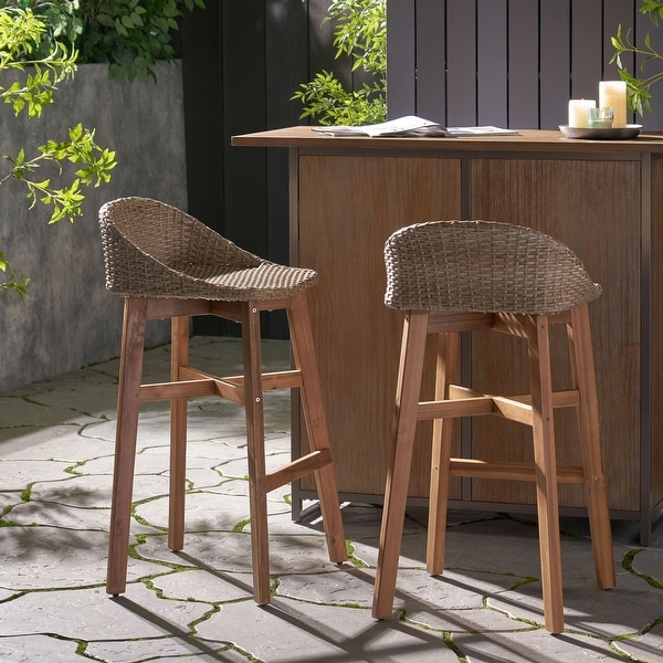 Margarita outdoor wicker barstool sales
