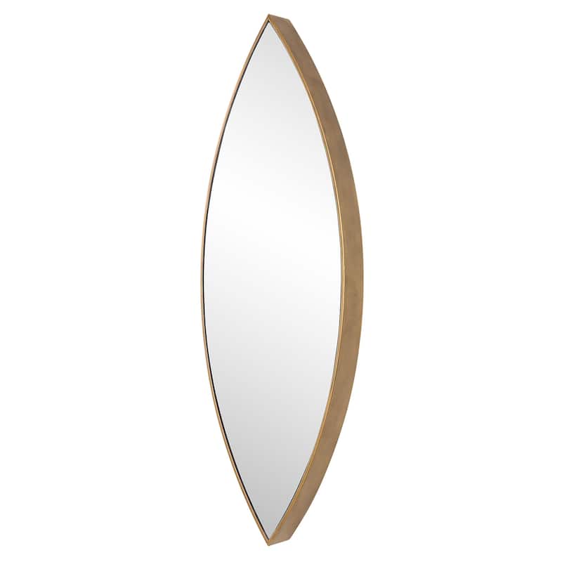 Uttermost 09915 Ellipse 14" W x 39-3/4" H Oval Framed Bathroom Mirror