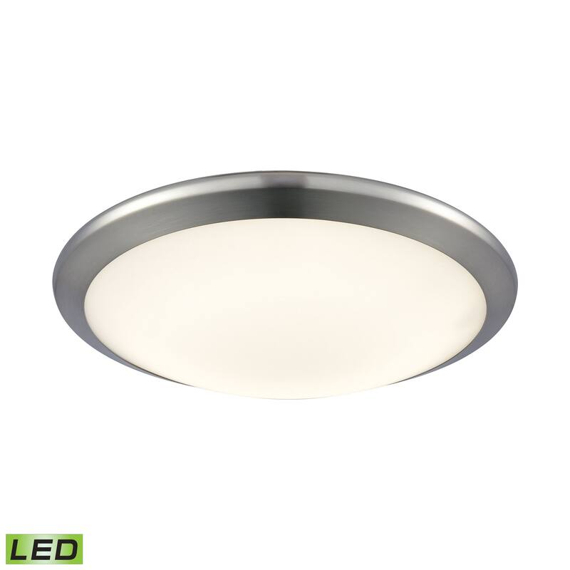 Elk Home Clancy Chrome 12 Inch Wide 1 Light Flush Mount