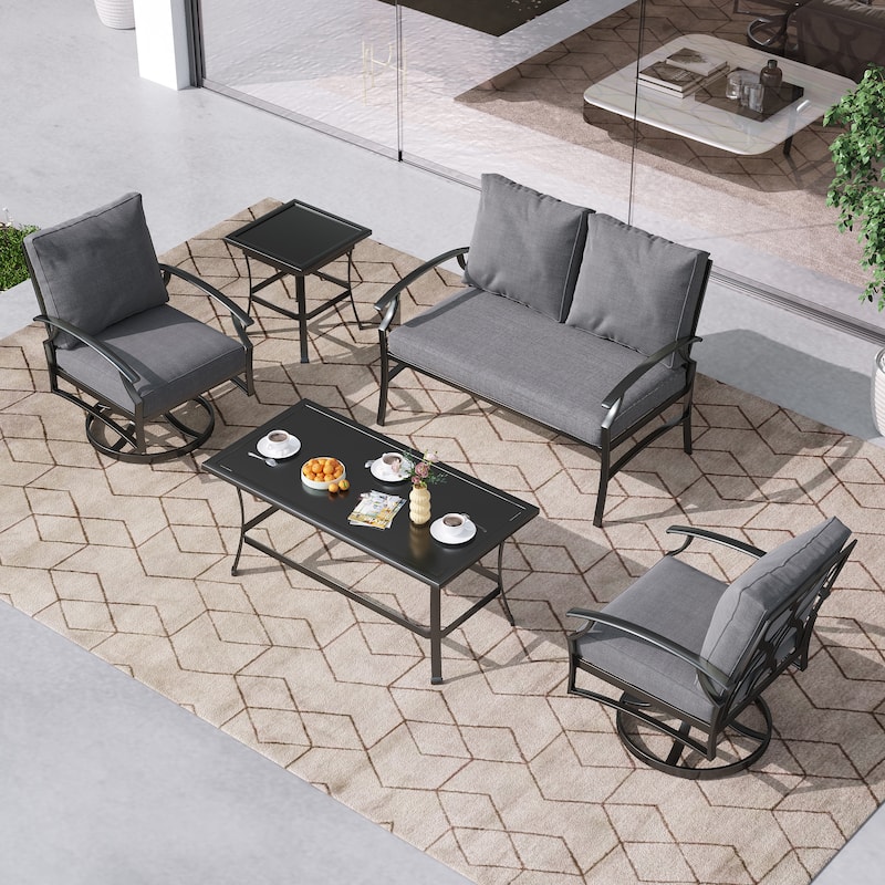 DREAMSIDEA Outdoor Furniture Conversation Patio Set