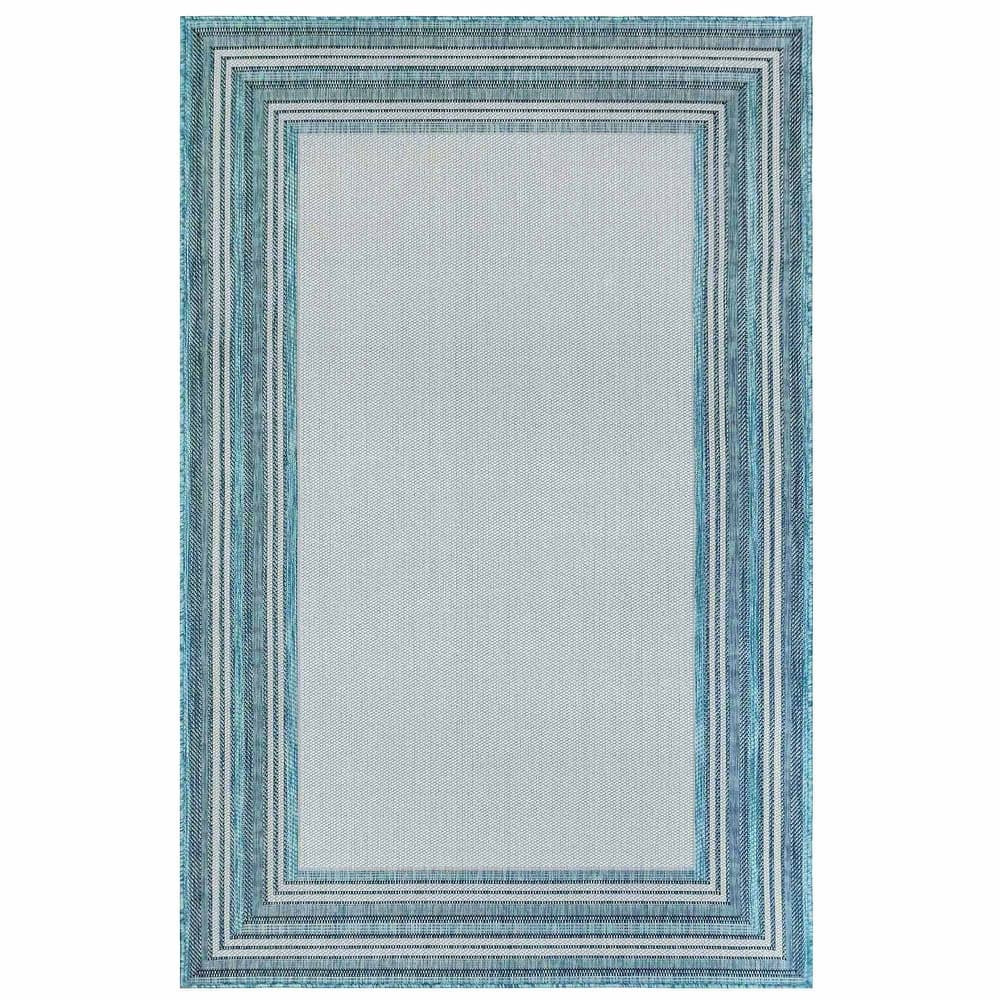 Liora Manne Carmel Multi Border Indoor/ Outdoor Area Rug
