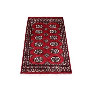 Shahbanu Rugs Rich Red Denser Weave 250 KPSI Hand Knotted Pure Afghan ...