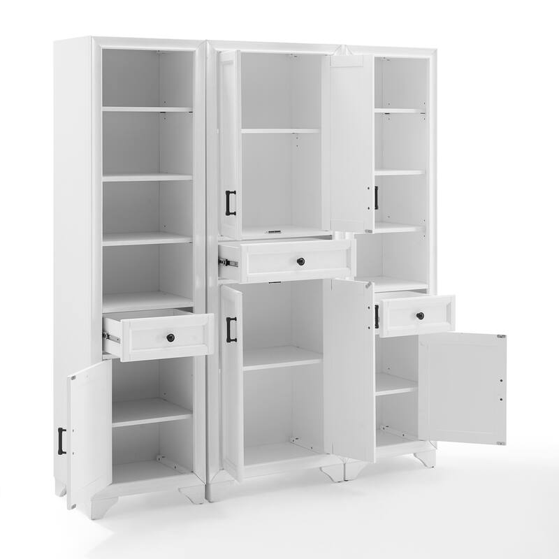 Crosley Tara 3Pc Pantry Set - 59.75 W x 15 D x 67.75 H