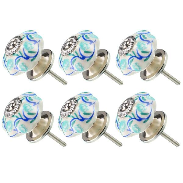 Shop Ceramic Knob Hand Painted Drawer Pull Handle Wardrobe