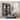 Avondale 8' Tall Bookcase Wall With Ladder, Storage Organizer, Display Shelf for Office, Brown - 80"W x 94"H x 15"D