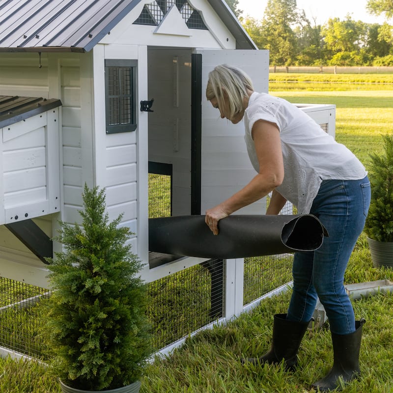 Backyard Discovery Sweetwater Cedar Wooden Chicken Coop, 4-6 Chickens