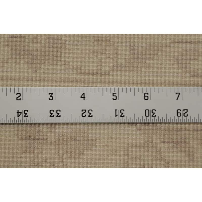 Hand Knotted Oriental Viscose Silk Carpet Modern Abstract Beige & Ivories Abstract Area Rug - 7' 4'' X 5' 3''