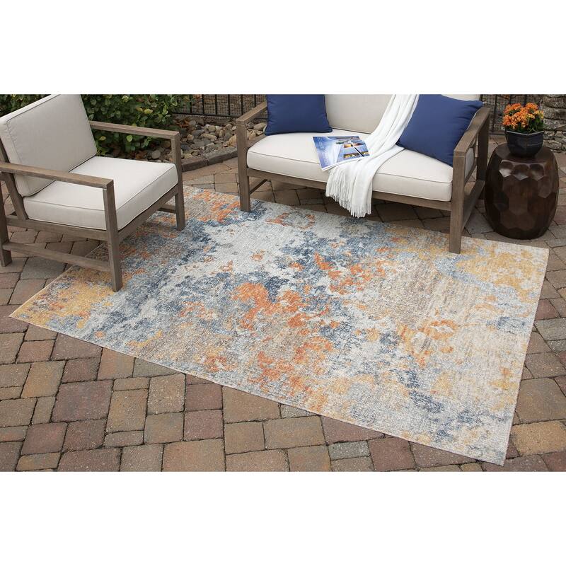 Wraylen Multi Large Rug - 7'10"W x 10'D