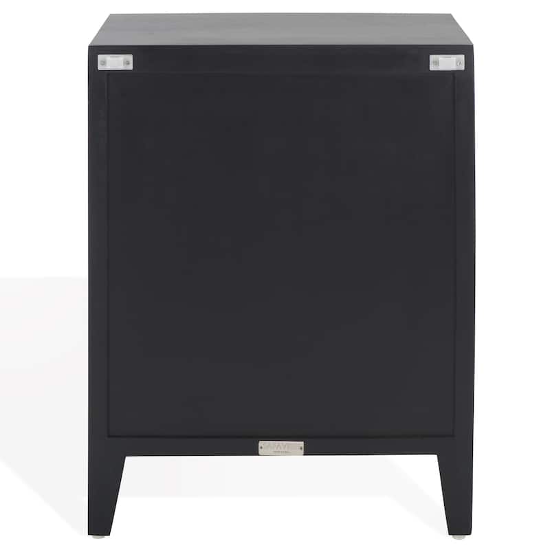 SAFAVIEH Shyann Single-Door Carved Nightstand