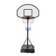 preview thumbnail 1 of 5, 35.4" - 47.2" Adjustable Height Swimming Pool Basketball Hoop Black