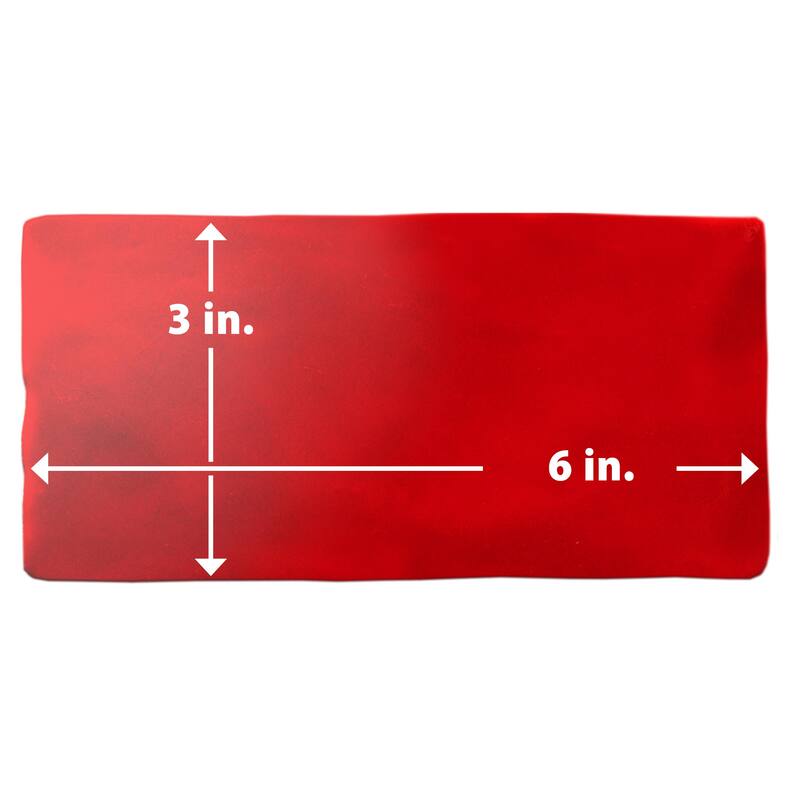 Merola Tile Viva Rojo 3" x 6" Ceramic Wall Tile
