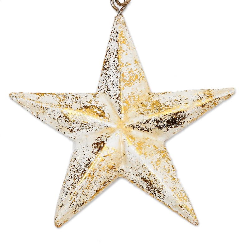 Novica Handmade Twinkling Stars Wood Ornaments (Set Of 10)