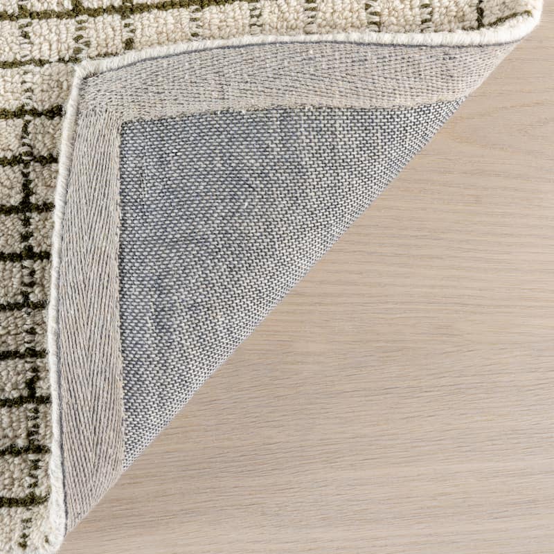 Nuloom Melrose Checked Wool Area Rug