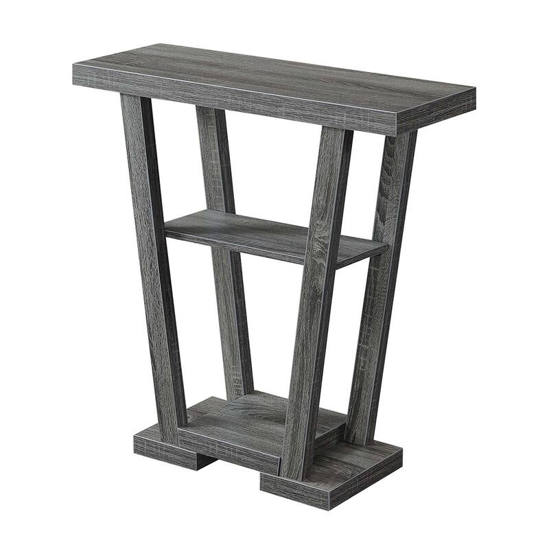 Convenience Concepts Newport V Console Table with Shelves