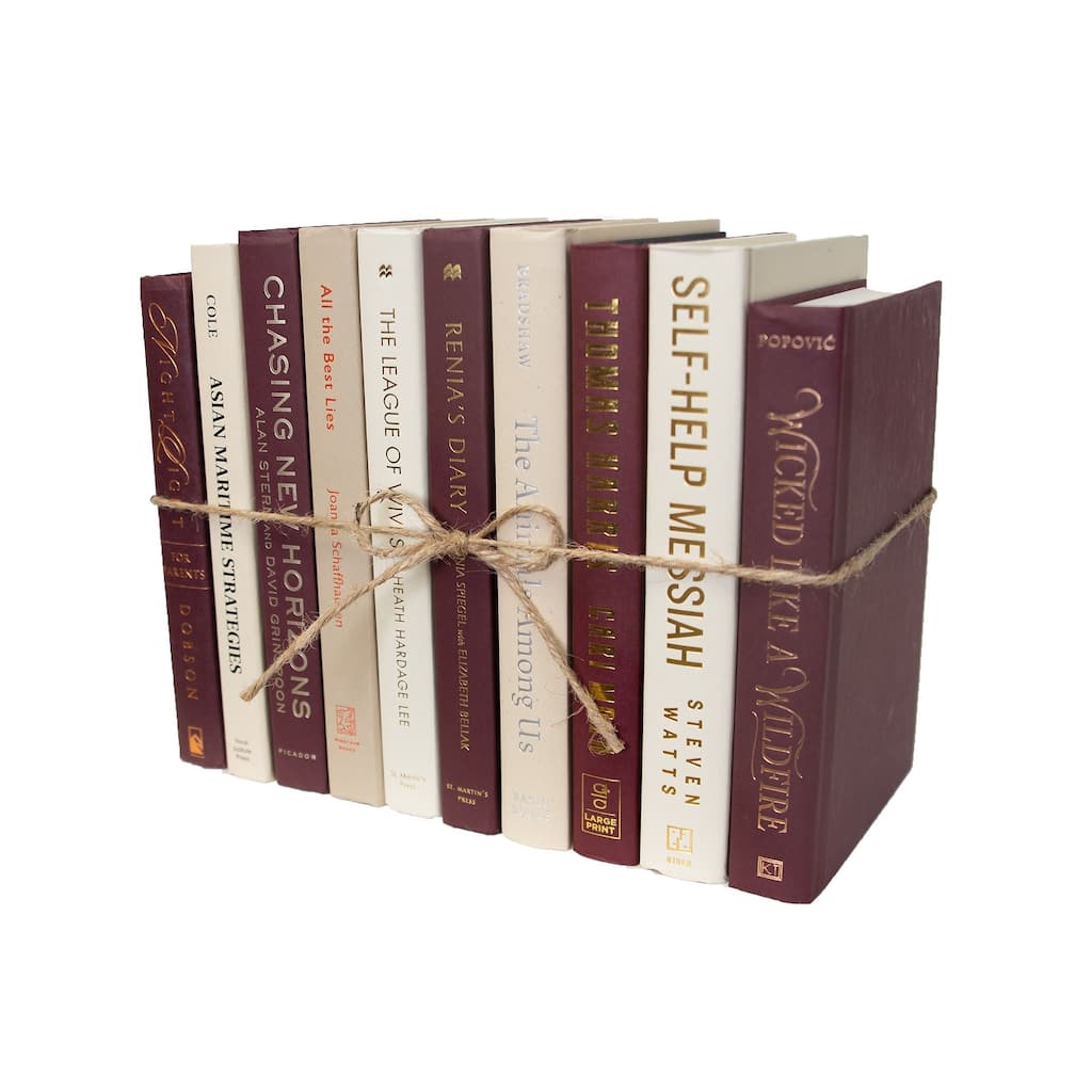 Books Red Decorative Accessories: Cabernet ColorPak