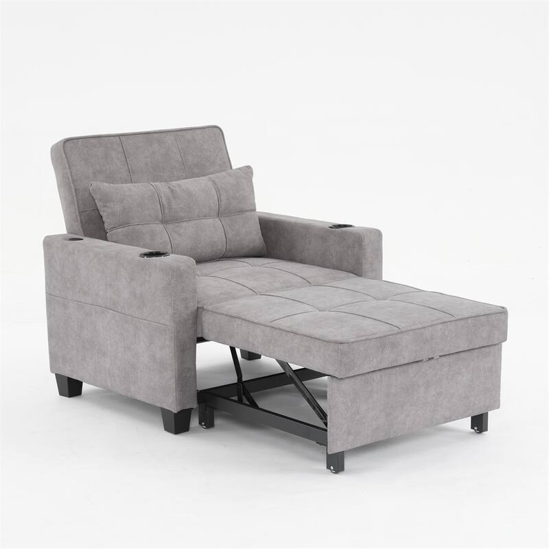 Chair Bed Convertible Chair 3-in-1 Pull Out Sleeper Chair Beds