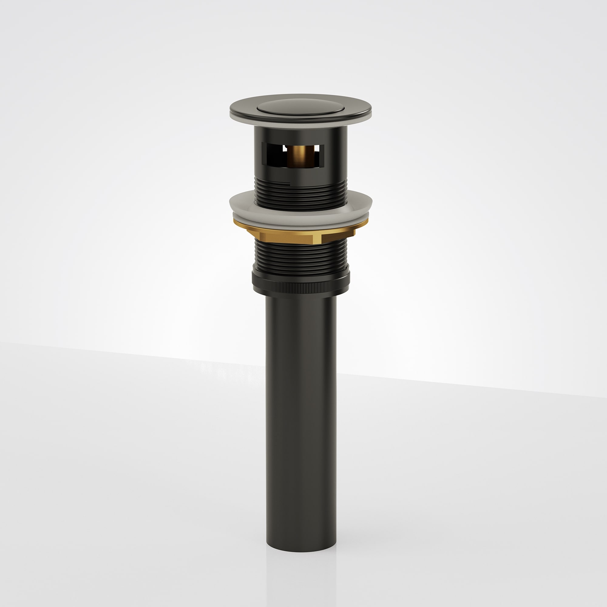 Pop-Up Bathroom Sink Drain with Overflow