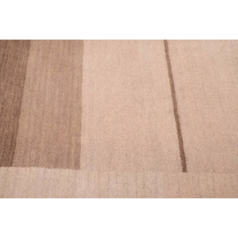 ECARPETGALLERY Hand Loomed Kashkuli Gabbeh Beige Wool Rug - 5'9 x 8'0