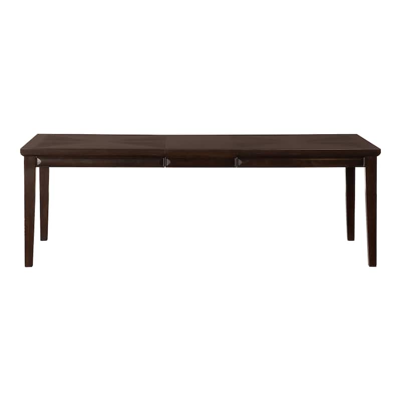 Furniture of America Chase Modern 7-Piece Extendable Solid Wood Dining Set