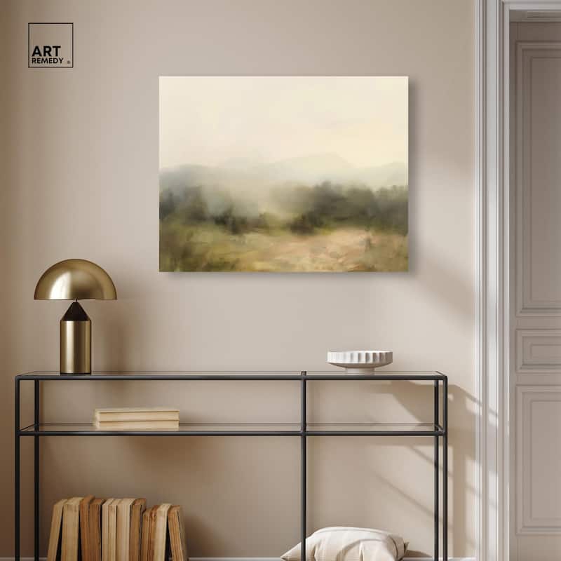 Haze Horizon Canvas by Art Remedy, Gallery Wrapped