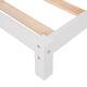 preview thumbnail 9 of 9, White Twin Size Wood Platform Bed with House-shaped Headboard for Kids, Boys and Girls