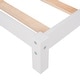 preview thumbnail 13 of 70, Wooden Platform Bed with Wood Slat Support, Modern Solid Wood Kids Bed Frame with House-shaped Headboard, No Box Spring Needed