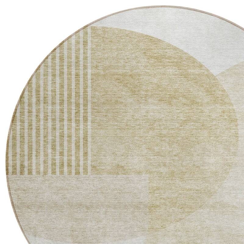 HomeRoots Geometric Transitional Rectangle Outdoor Rug