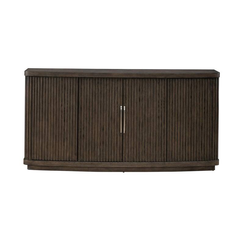 Cascade Falls Satin Espresso Buffet for Dining Room Storage - Width 72" x Depth 18" x Height 36"