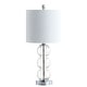 preview thumbnail 22 of 35, Wilson 21" Glass/Metal LED Table Lamp, White/Brass Gold by JONATHAN Y