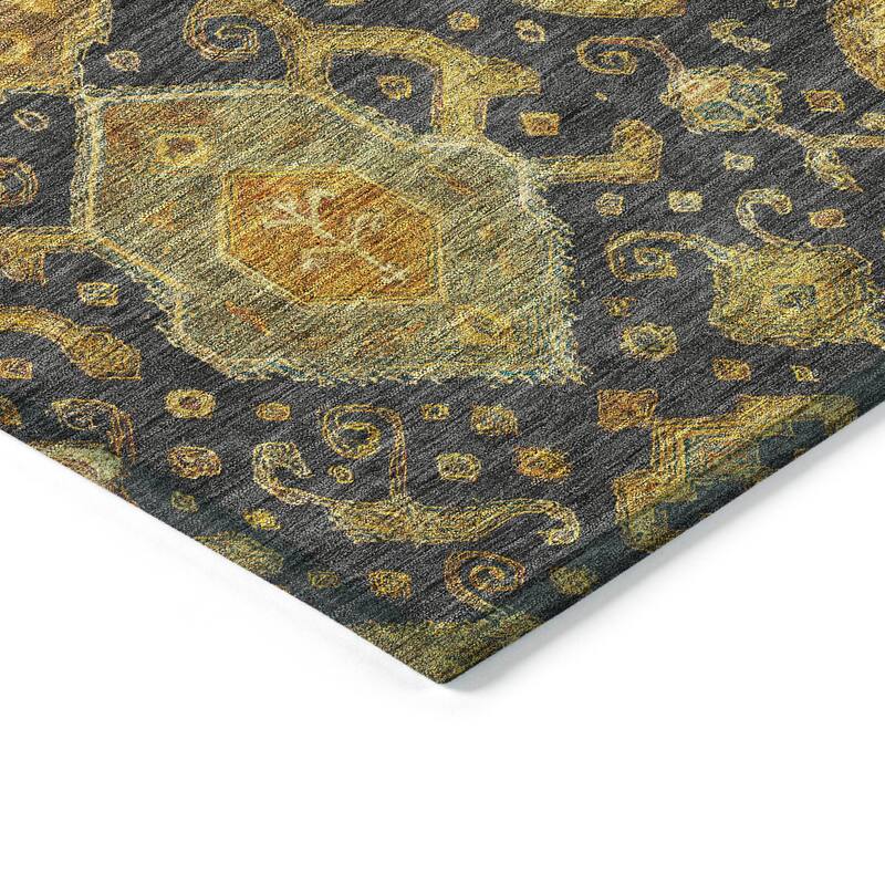 Machine Washable Indoor/ Outdoor Traditional Venetian Chantille Rug