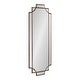 preview thumbnail 75 of 91, Kate and Laurel Minuette Traditional Decorative Framed Wall Mirror 16x42 - Bronze