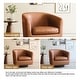preview thumbnail 10 of 143, Modern 360°Swivel Accent Chairs Barrel Armchairs