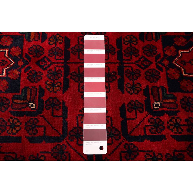 ECARPETGALLERY Hand-knotted Finest Khal Mohammadi Red Wool Rug - 9'11 x 13'0