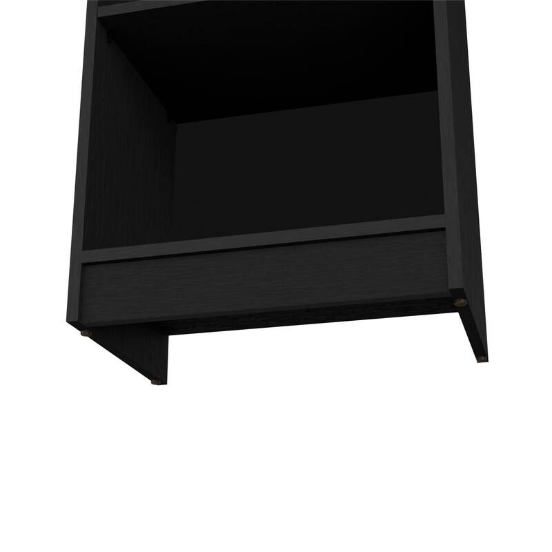 FM FURNITURE Sutton Slim Bookcase with Modern 5-Shelf Design