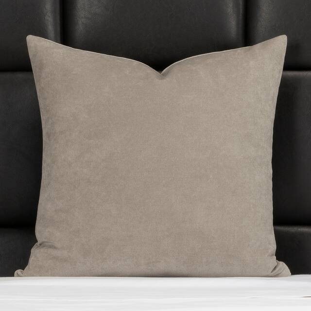 Mixology Padma Washable Polyester Throw Pillow - 22 x 22 - Dove