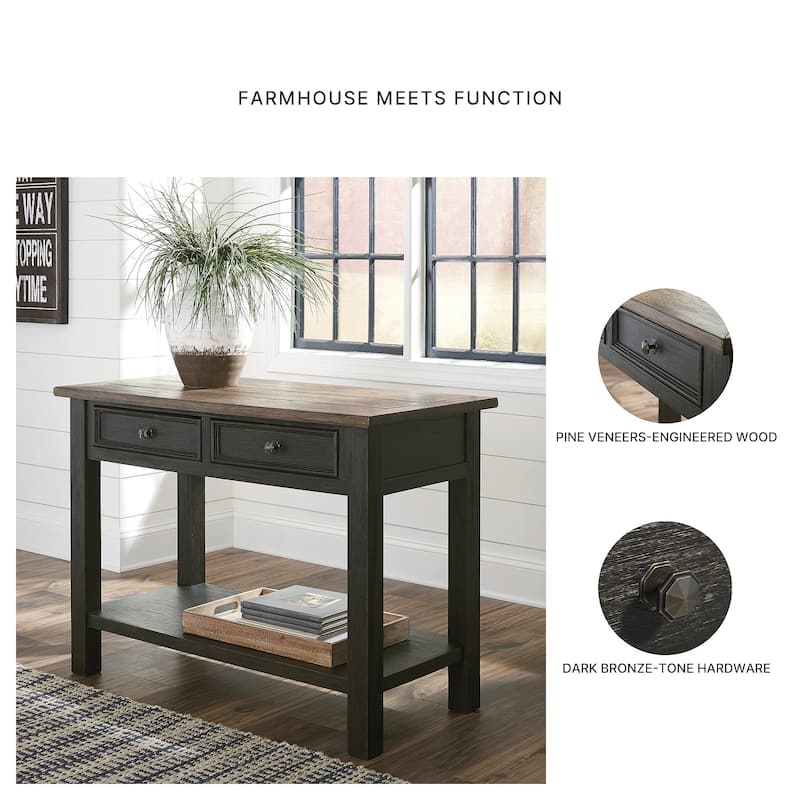 Signature Design by Ashley, Tyler Creek Casual Grayish Brown Sofa Table