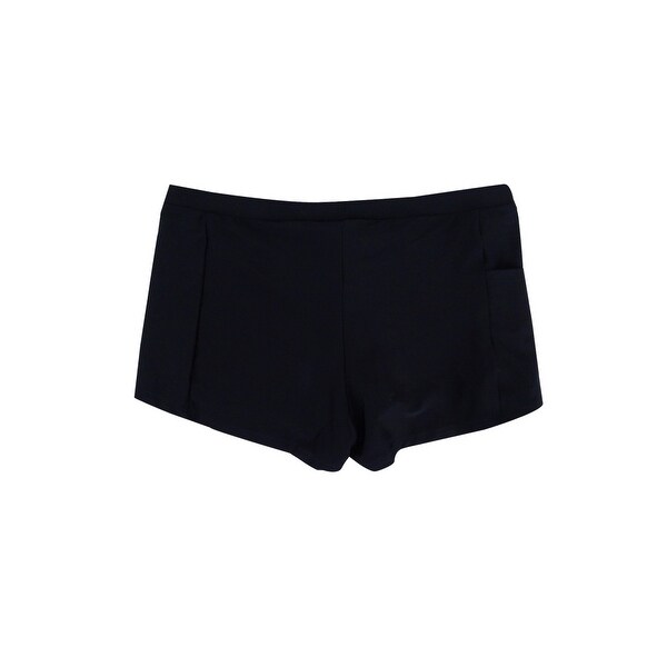 women's black swim shorts