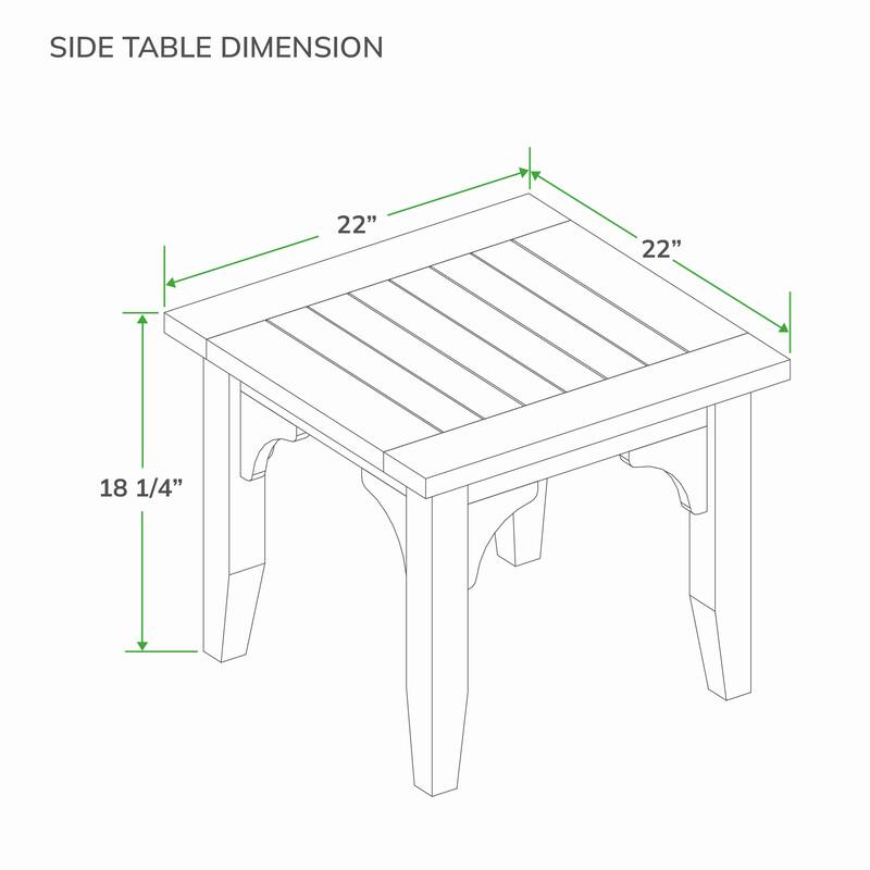 Cambridge Casual Leon 3-piece Teak Patio Chat Set with Cushions