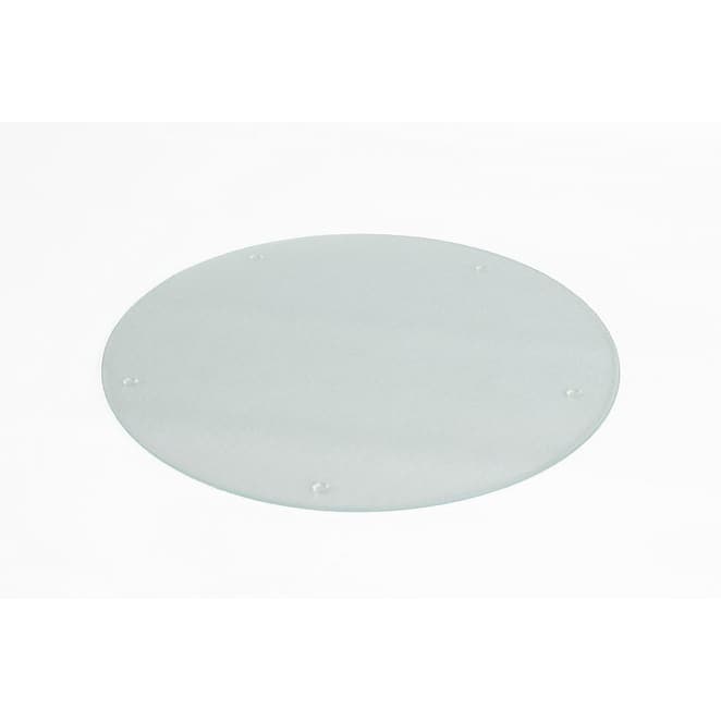 Chop-Chop Round Glass Cutting Board Or Counter Saver, 16 Inches